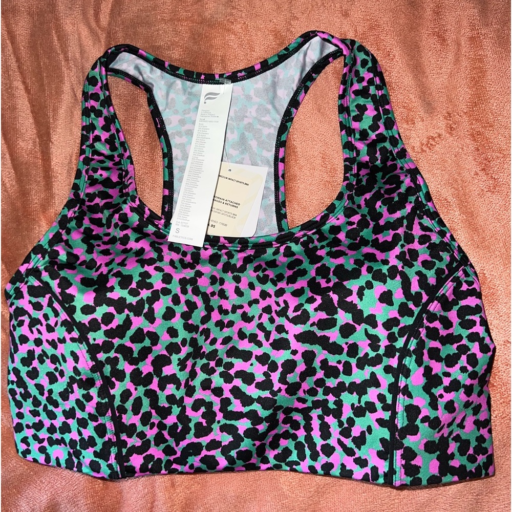 Fabletics On The Go Medium Impact Sports Bra (S)